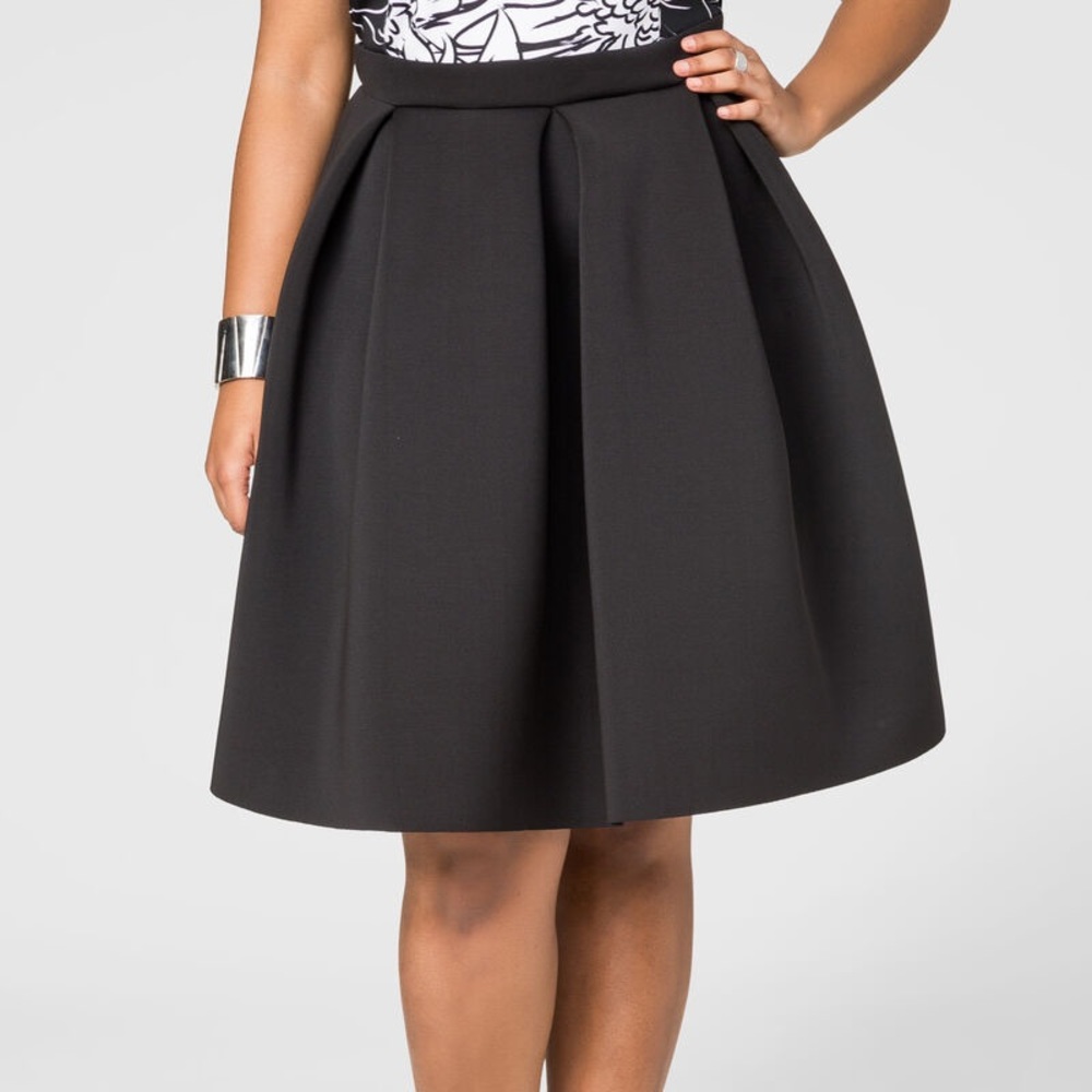 4/$30 BLVD Neoprene Pleat Skirt